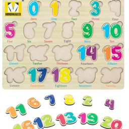Mindmaker - Wooden Puzzle Without Knobs Educational and Learning Toy for Kids (Set of 3 Puzzles)(Color May Vary) image 5