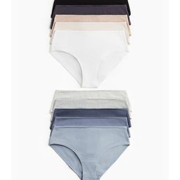 H&M 10-Pack Cotton Hipster Briefs-image-104