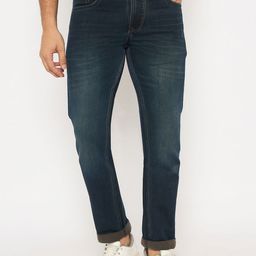 Duke Men Cotton Slim Fit Mid-Rise Light Fade Stretchable Jeans-image-93
