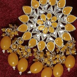 VATSALYA creation Gold-Plated Alloy Earrings-image-36