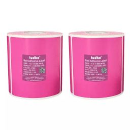 Tudko 75x75 mm 80 GSM 1 UP Self Adhesive Paper Label Pink (Pack of 2 Pcs)-image-76