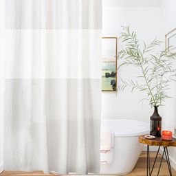 Story@home White PVC Waterproof Water Repellent Designer Shower Curtain-56