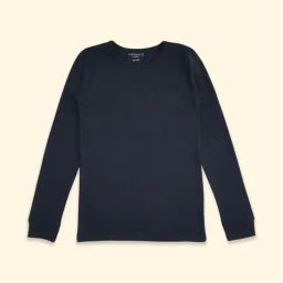 Pantaloons Junior Navy Regular Fit Full Sleeves Thermal Top-image-16