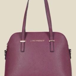 Lino Perros Maroon Solid Handbag-picture-5