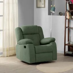 Sleepyhead RX7 Irish Green Fabric Rocking & Revolving Single Seater Recliner-image-42
