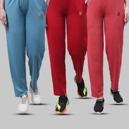 Vimal Jonney Multicolor Cotton Track Pants - Pack of 3-picture-43