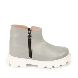 Fausto Women's Grey Casual Boots-image-19