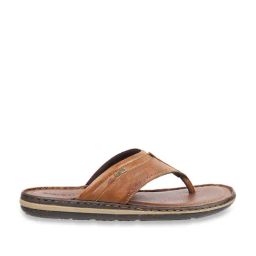 Mochi Men's Tan Thong Sandals-image-47