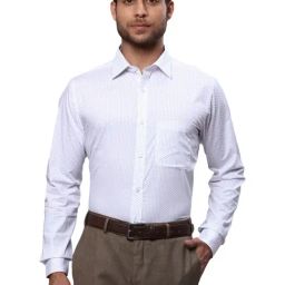Raymond Violet Slim Fit Printed Shirt-image-75