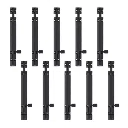 Atom 203.2 mm (8 Inch) Aluminium Black Phosphate Finish Tower Bolt TB002-0203.2 mm (8 Inch)-BLK-110 (Pack of 10)-image-67