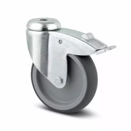 Tente Braked Swivel Castor Wheel, 80 Kg Capacity, 100 mm Wheel, 2477 PJO 100/32 P30-13-image-87