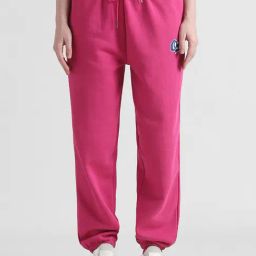 Only Pink Graphic Print Joggers-image-32