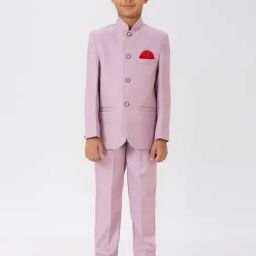 Kids Island Boys Pink Regular Fit Suit Set-picture-22