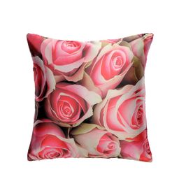 Alina decor Pink Set of 5 Printed 16"x16" Square Cushion Covers image 2