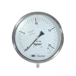 Baumer 254 mm(10 Inch) Stainless Steel Analog Pressure Gauge (Range 0 - 35 Kg/cm)-picture-21