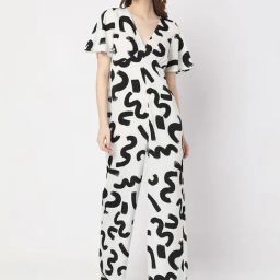 Vero Moda White & Black Printed Jumpsuit-picture-29