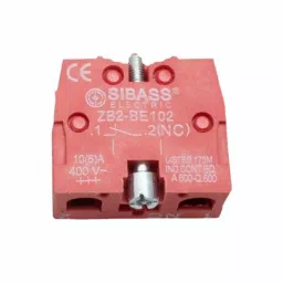 Sibass Electric Contact Element NC with CE Mark for Push Button Diameter 22.5 mm and Metal Body, SE-102 (Pack of 1500)-picture-38
