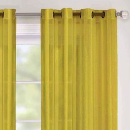 Dekor World Multicoloured Set of 2 Sheer Window Curtain image 5