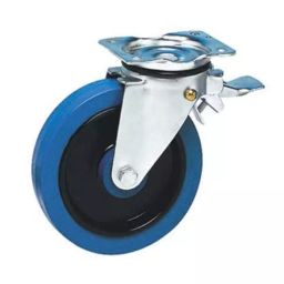 Guitel Hervieu Braked Swivel Castor Wheel 400 Kg Capacity 200 mm Wheel, 13817224-image-87