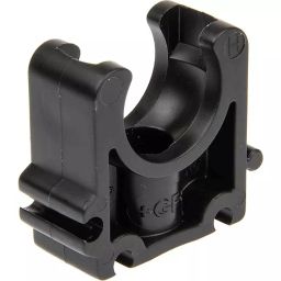 Georg Pipe Clamp Fischer PP Black 0.98inx3.54inx2.52in 0.35in, 167061041 (Pack of 2)-image-2