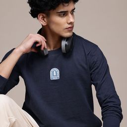 The Roadster Lifestyle Co. Longline Pure Cotton Pullover-image-52