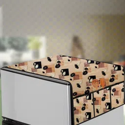 The Furnishing Tree Beige Plastic Refrigerator Cover-picture-42