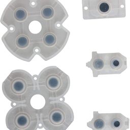 GAMENOPHOBIA Replacement Conductive Rubber Pad Silicone Button Pads for Sony PS4 Play Station 4 Controller JMD/JDS 030 /JDS 040 2nd/3rd Gen V2 Controller image 1