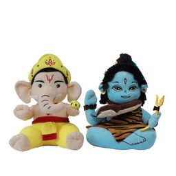 Panda's Box Mantra Chanting Baby Ganesha & Baby Shiva (Pack of 2,  ) | Musical Soft Plush Toy-71