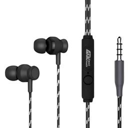 GearZTouch Noise in Ear 3.5mm Wired Earphones with in Line HD Mic, Powerful Audio, Clear Sound, Noise Isolation-24