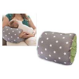 numum Cozy Nursing Baby Arm Pillow for Cradle Gift for Novice Mothers: Head Support Pillow Anti-Spitting Breastfeeding and Bottle Feeding Nursing Arm Pillow (Star-Grey)(Color and design May vary)-image-27