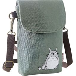 SYGA Women's Canvas Material With Cartoon Design, Sling Bag (Green)-26