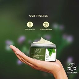 Lotus Botanicals HydraDetox Set Of 3 Green Tea Day Cream With Niacinamide-50g Each image 2