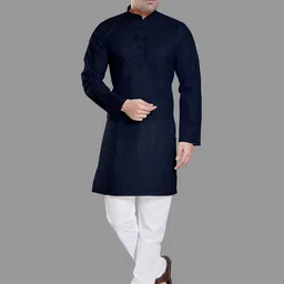 DIVISIVE Men Regular Kurta with Pyjamas-21