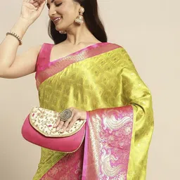 SILKWEAR Woven Design Zari Paithani Saree-picture-42