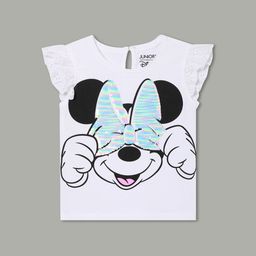 Juniors by Lifestyle Girls Printed Extended Sleeves Monochrome Applique T-shirt-image-39