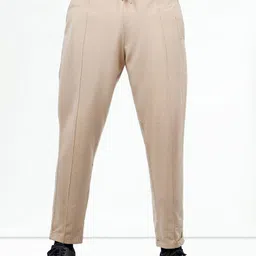 Celio Men Easy Wash Solid Regular Fit Cotton Trousers-image-25