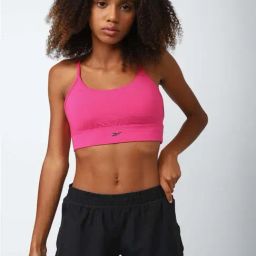 Reebok Pink Plain Sports Bra-picture-39