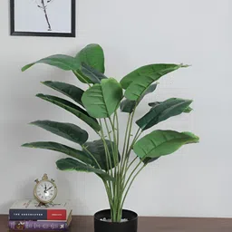 ARICK DECOR White 1 Pieces Artificial Plant With Pot-11