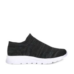 Pro by Khadims Men's Black Walking Shoes-image-30