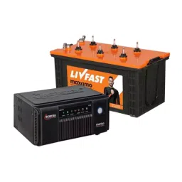 Livfast 160 AH MXSTJ 1936+Merlyn 1250 Jumbo Tubular Inverter Battery-picture-15