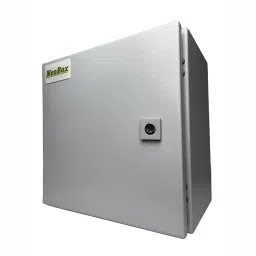Neobox Powder Coated Mild Steel IP55 Protection 30x40x20 cm Industrial Enclosure Panel Box, OWENB007-39