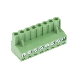 RS PRO 8 Way Pluggable Terminal Block 5.08 mm Pitch Screw Termination, 8971231-3