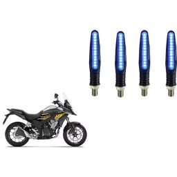 Cartronics Pencil Type Blue LED Indicator for Honda CB500 F STD (Pack of 4 Pcs)-41
