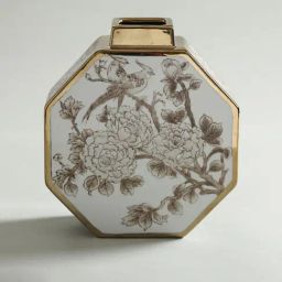 Home4U White Porcelain Amphor Vase-image-32