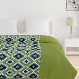 SWAYAM Green Printed AC Double Comforter image 5