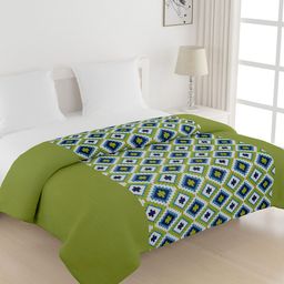 SWAYAM Green Printed AC Double Comforter image 4