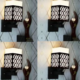 Gojeeva Black Wood Square Wall Lamps-picture-26