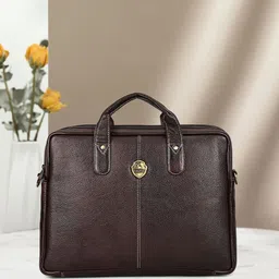 Catelina Men Leather Solid Messenger Bag-image-43