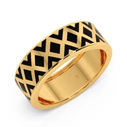 Candere by Kalyan Jewellers 18K Yellow Gold BIS Hallmark Ring for Men-image-46
