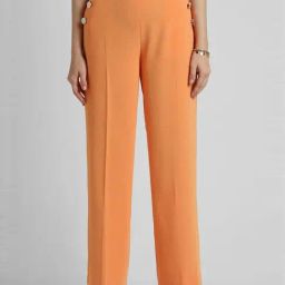 Allen Solly Orange Mid Rise Formal Trousers-picture-39